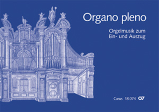 Book cover for Organo pleno. Orgelstucke zum Ein- und Auszug