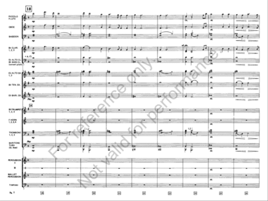 Were You There When They Crucified My Lord Concert Band scores gallery preview page 6