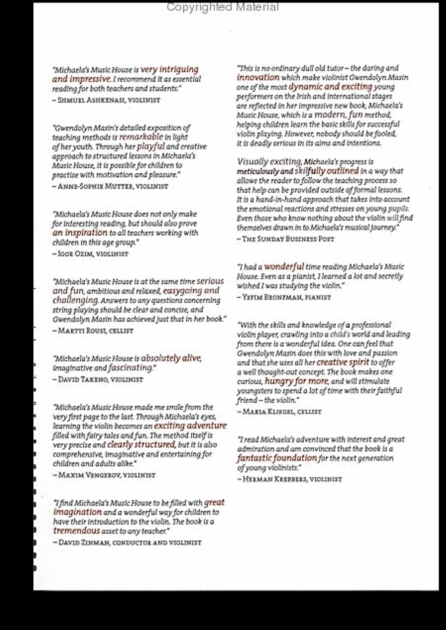 Michaela's Music House Michaela's Music House Violin Solo scores gallery preview page 3