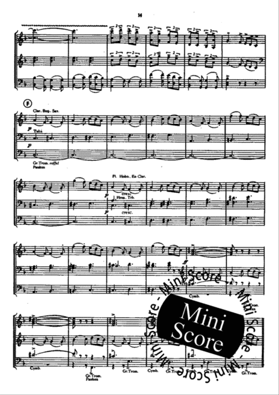 Second Suite Concert Band scores gallery preview page 18