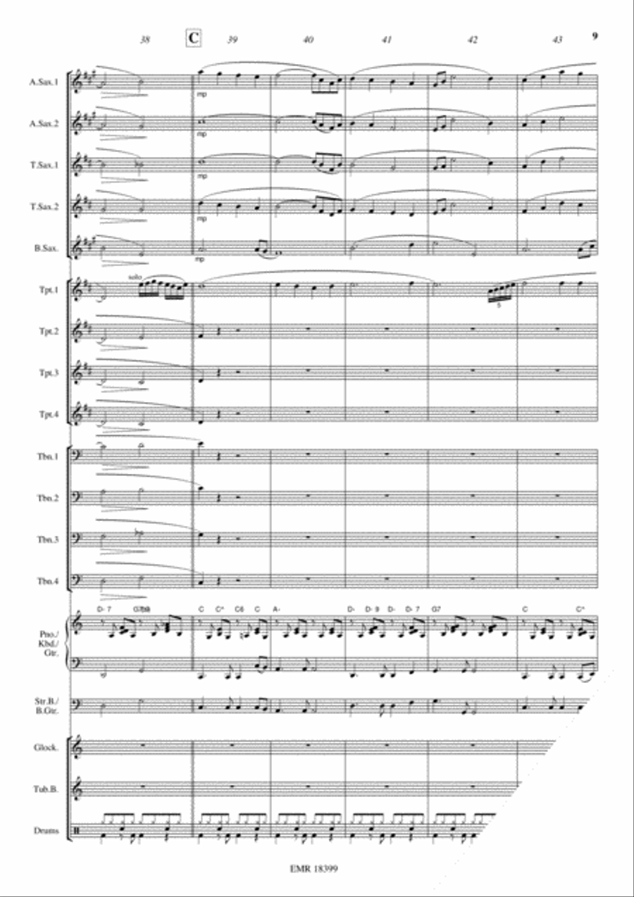 Christmas At Home Big Band scores gallery preview page 10