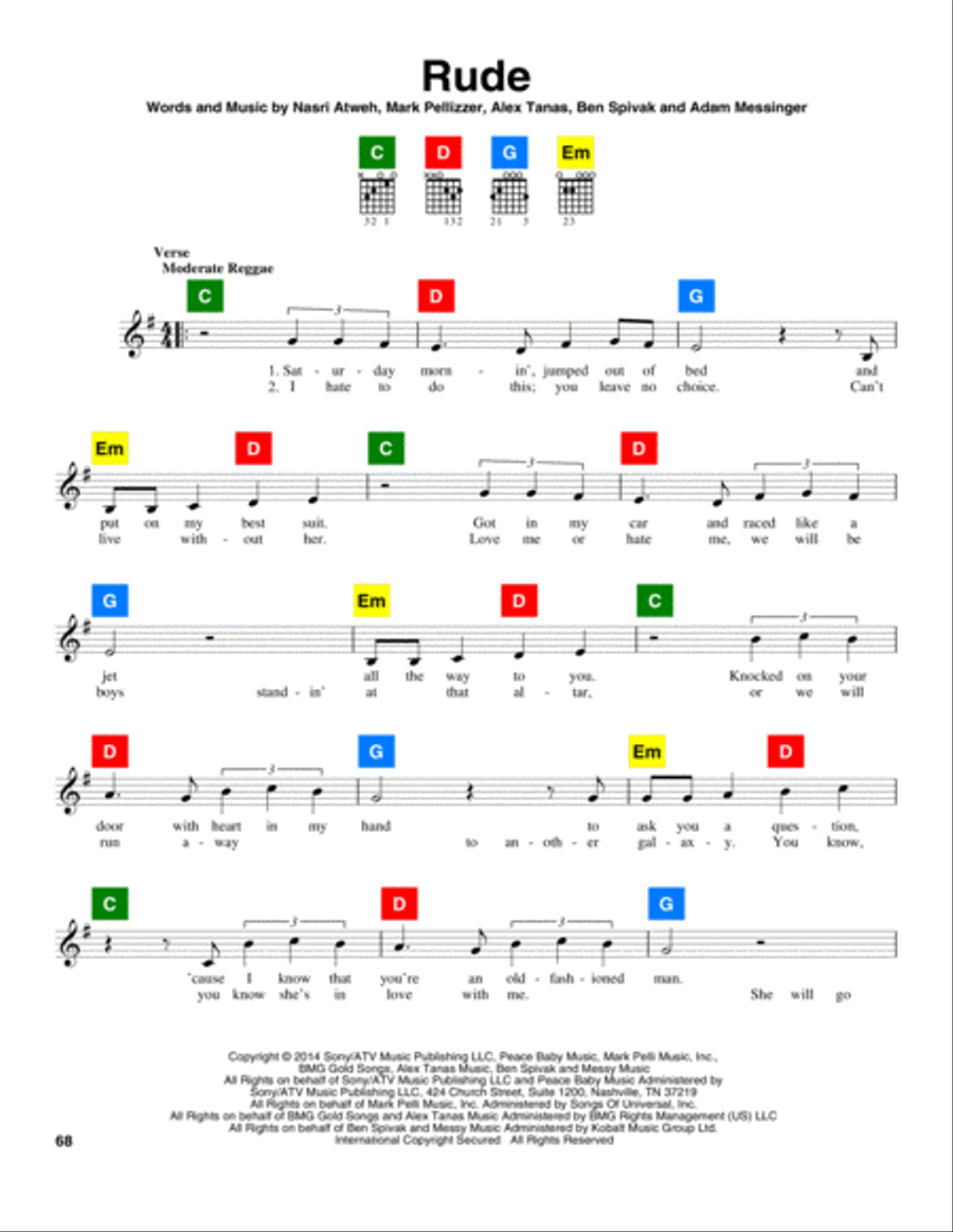 Rude School and Community scores gallery preview page 1