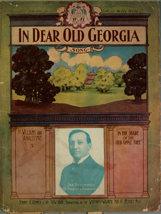 In Dear Old Georgia. Song