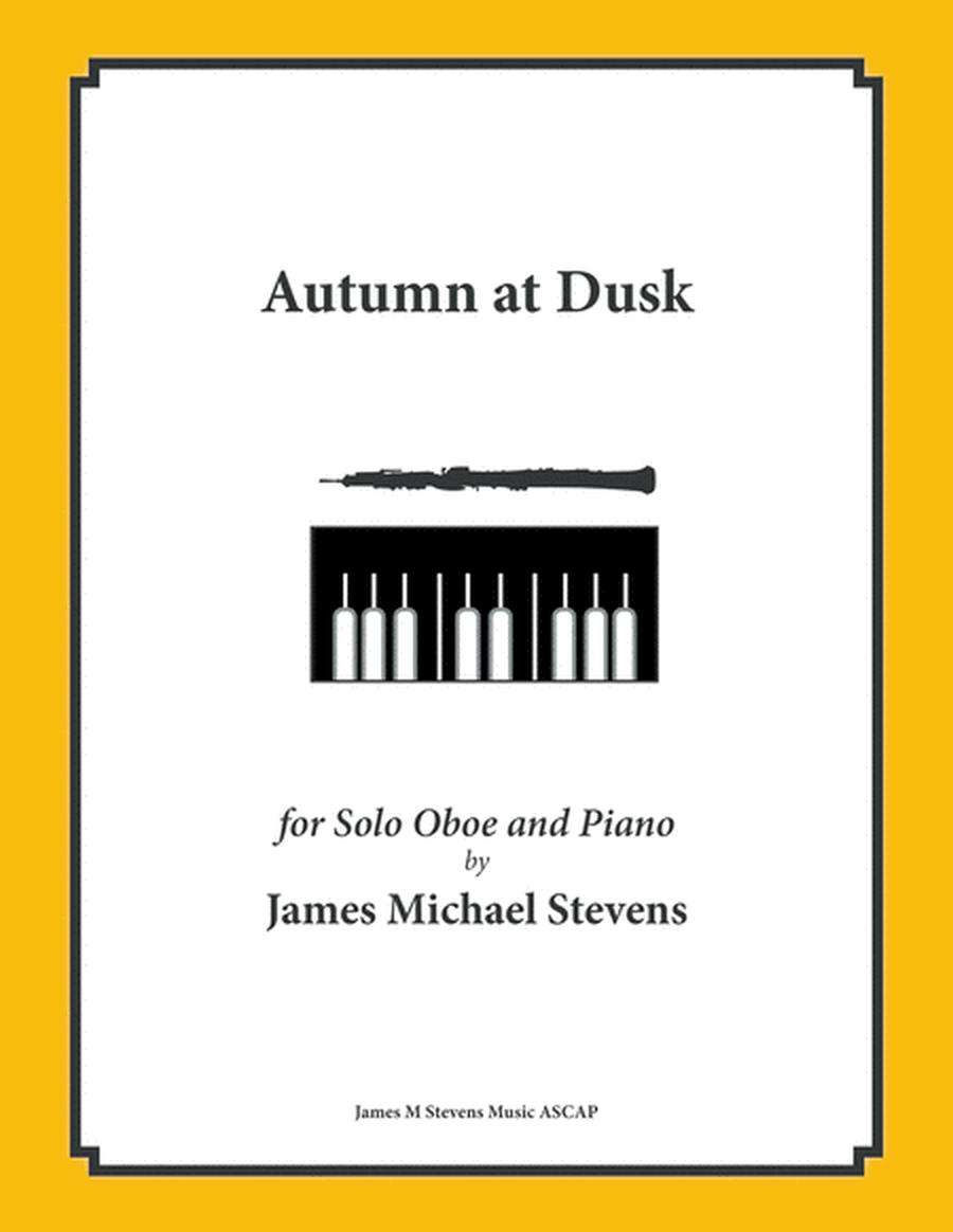 Autumn at Dusk - Oboe & Piano image number null