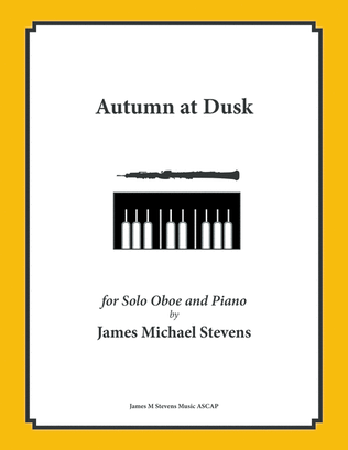 Book cover for Autumn at Dusk - Oboe & Piano