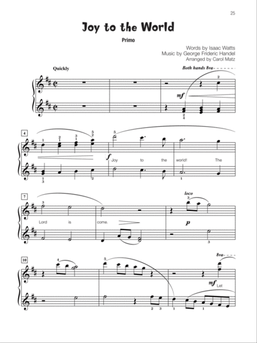 Famous & Fun Christmas Duets, Book 5 Small Ensemble scores gallery preview page 6