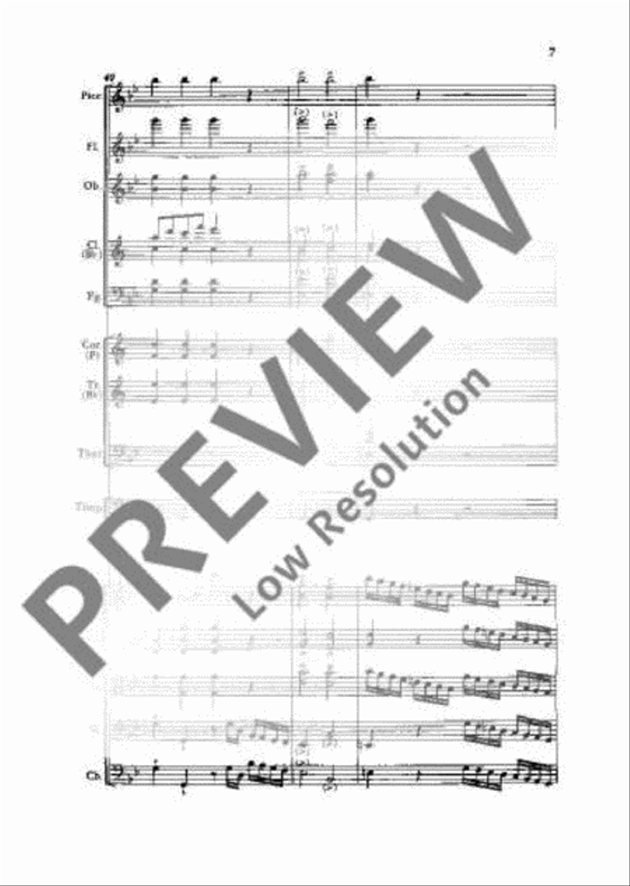 Overture G minor Orchestra scores gallery preview page 16