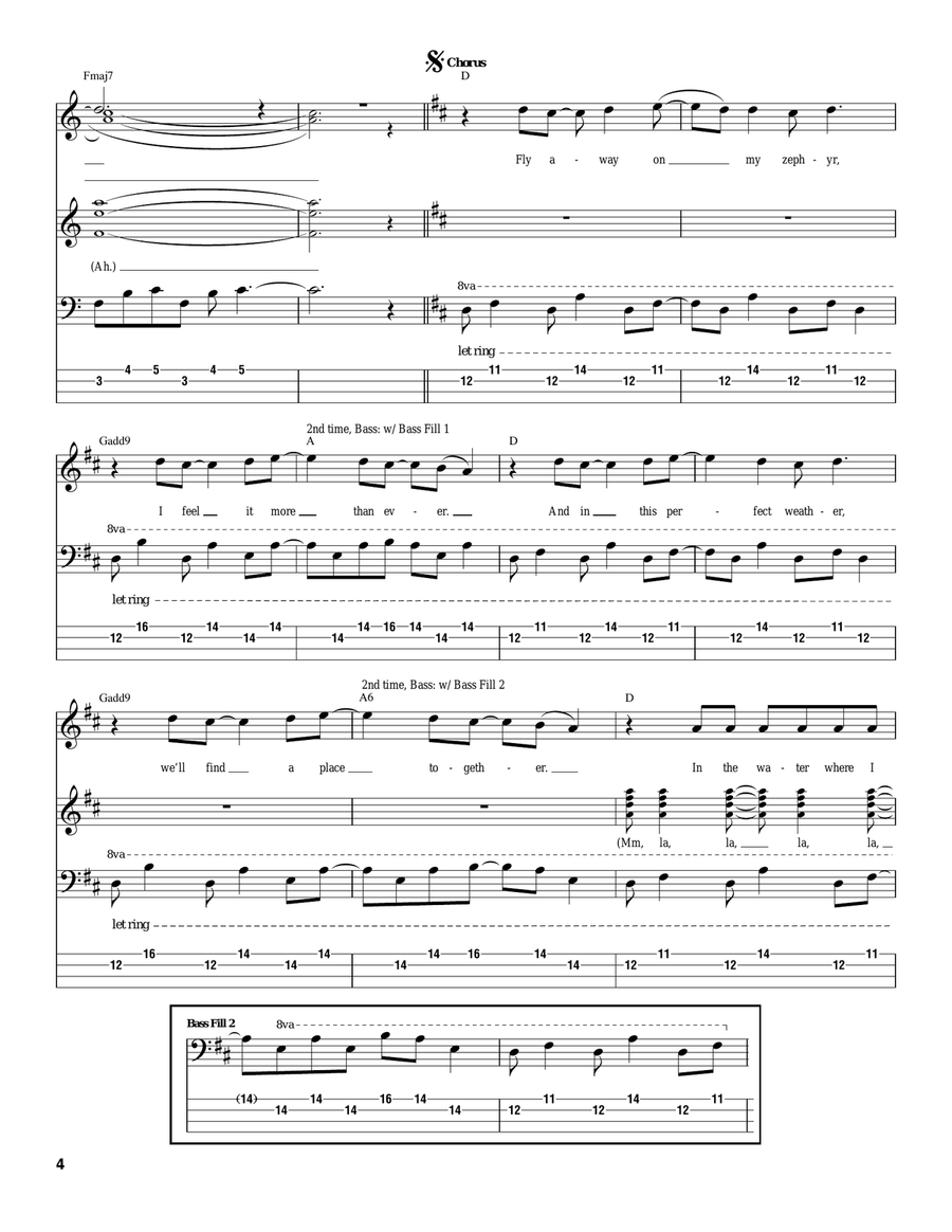The Zephyr Song Acoustic Guitar scores gallery preview page 4