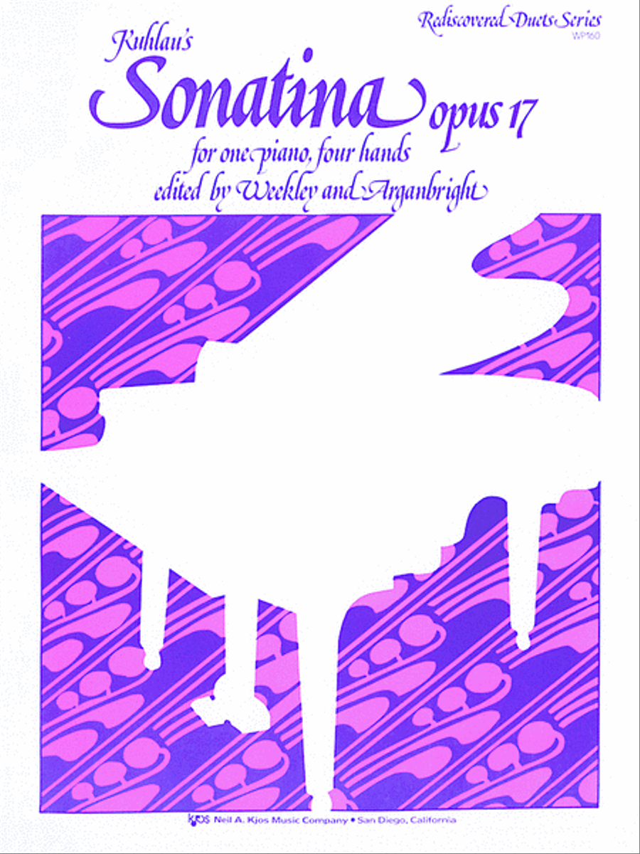 Kuhlau's Sonatina Opus 17 Piano Method scores gallery preview page 1