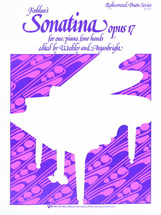 Book cover for Kuhlau's Sonatina Opus 17