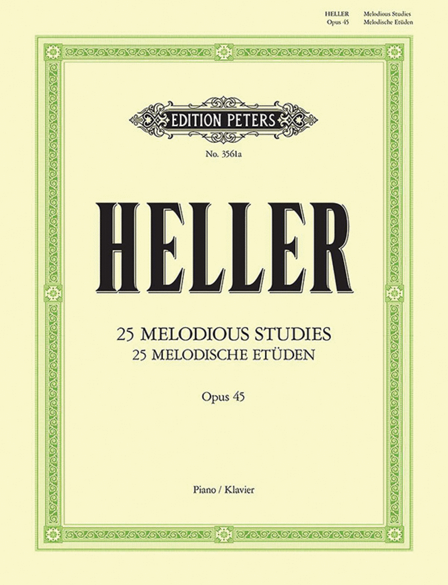 25 Melodious Studies Op. 45 for Piano Piano Method scores gallery preview page 1