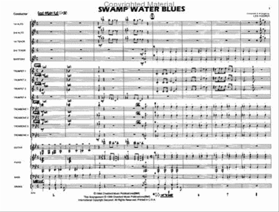 Swamp Water Blues Jazz Ensemble scores gallery preview page 2