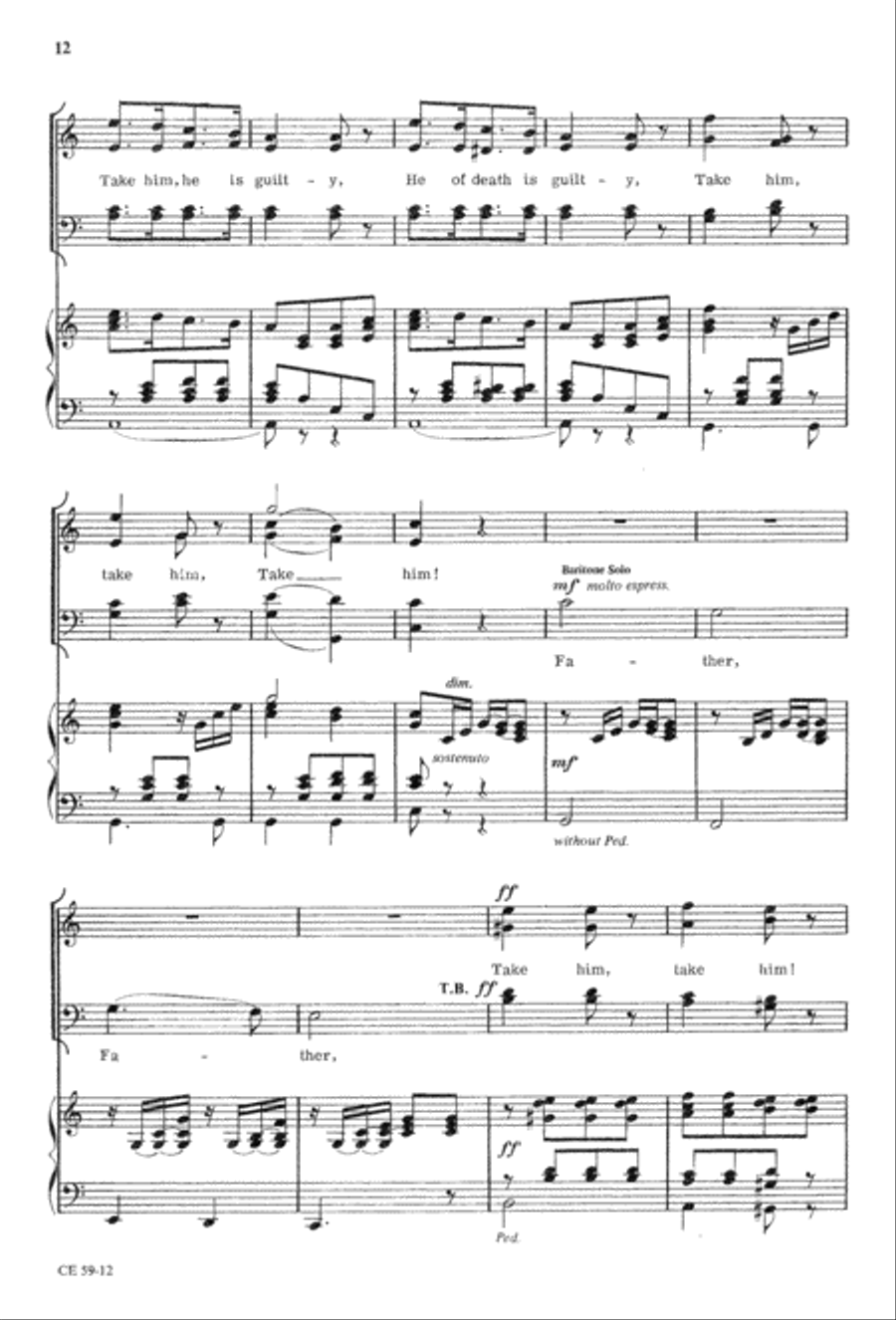 The Seven Last Words of Christ 4-Part scores gallery preview page 14