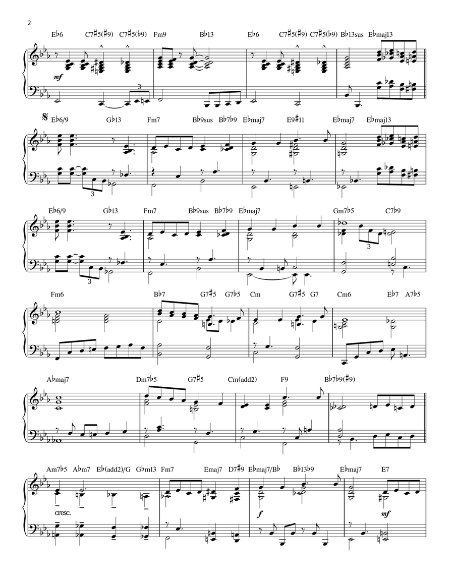Isn't It Romantic? (arr. Brent Edstrom) Piano Solo scores gallery preview page 2