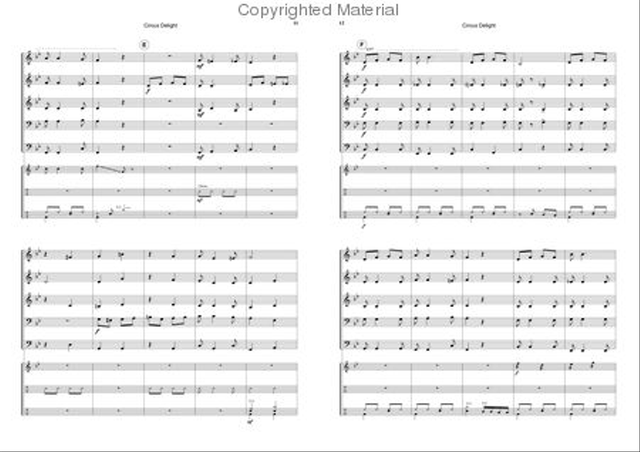 Circus Delight Brass Band scores gallery preview page 6