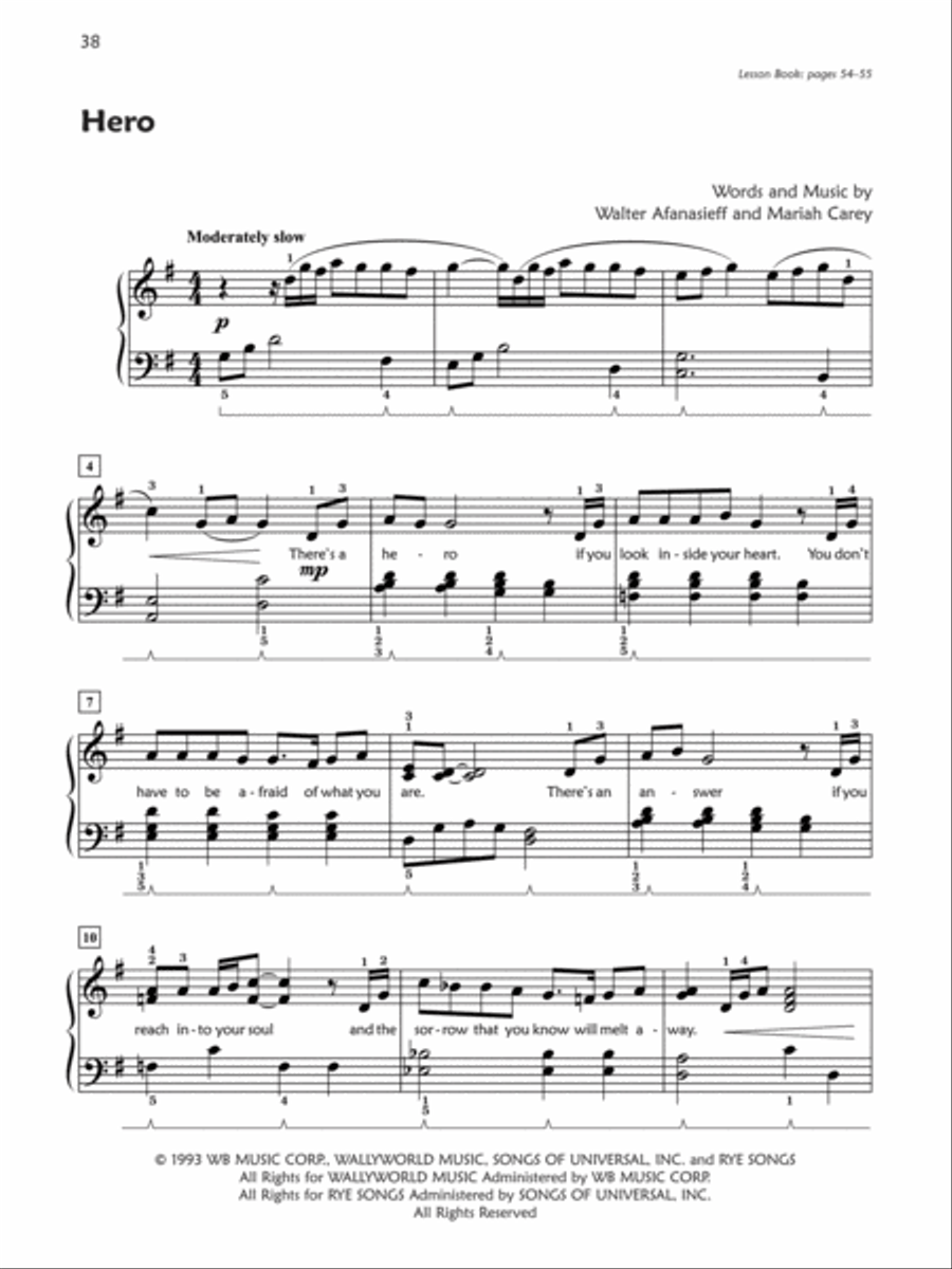 Premier Piano Course Pop and Movie Hits Piano Method scores gallery preview page 5