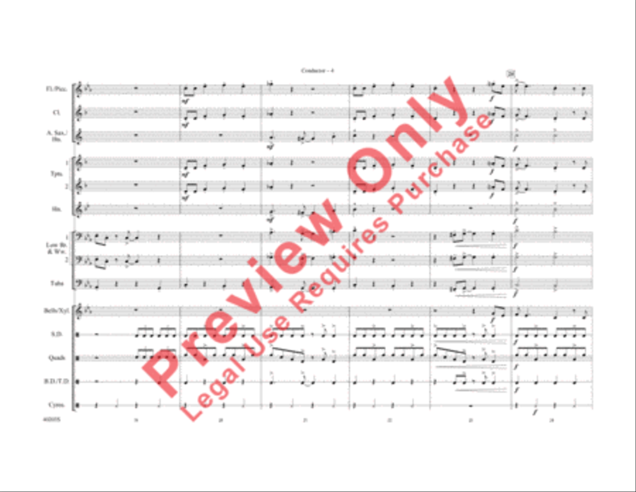 Hit the Road Jack Hit the Road Jack Marching Band scores gallery preview page 12