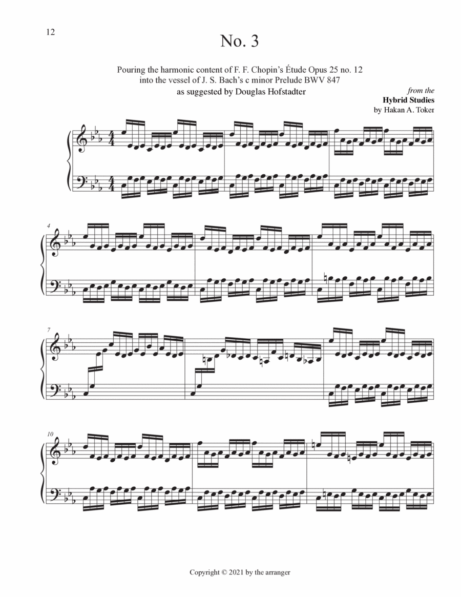 Hybrid Study No. 3 A Cappella scores gallery preview page 1