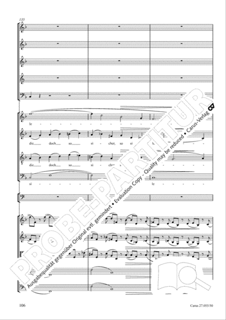 Ein Deutsches Requiem (German Requiem) 4-Part scores gallery preview page 113