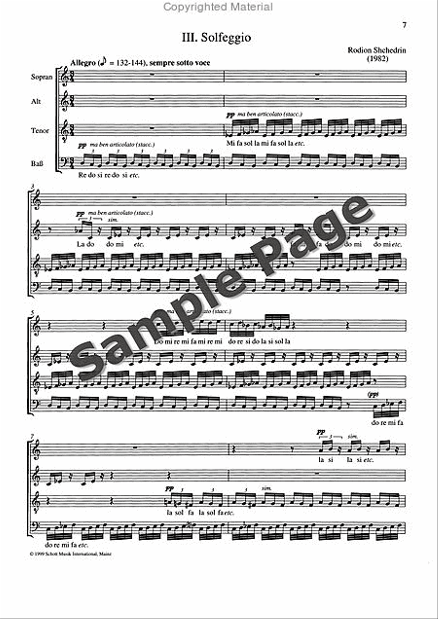 Concertino Mixed Choir scores gallery preview page 8