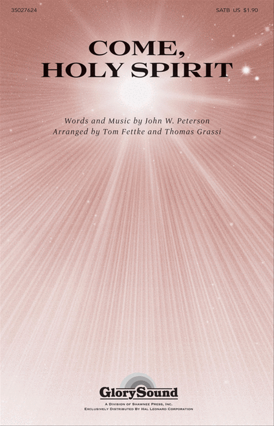 Come, Holy Spirit 4-Part scores gallery preview page 1