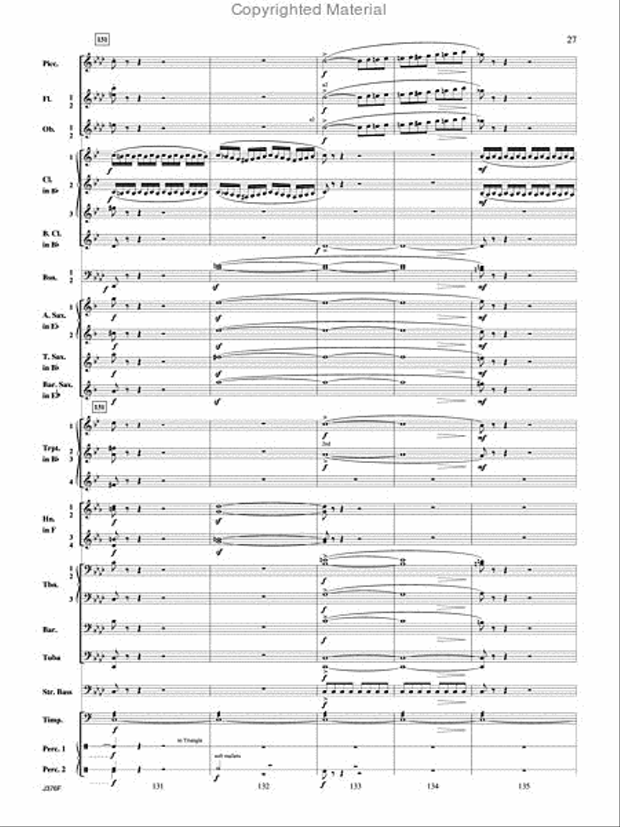 William Tell Overture Concert Band scores gallery preview page 28