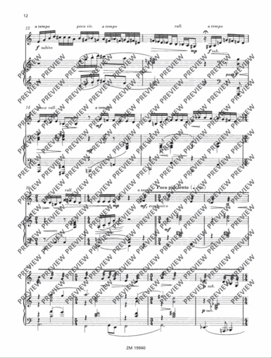 Suite Piano Accompaniment scores gallery preview page 13