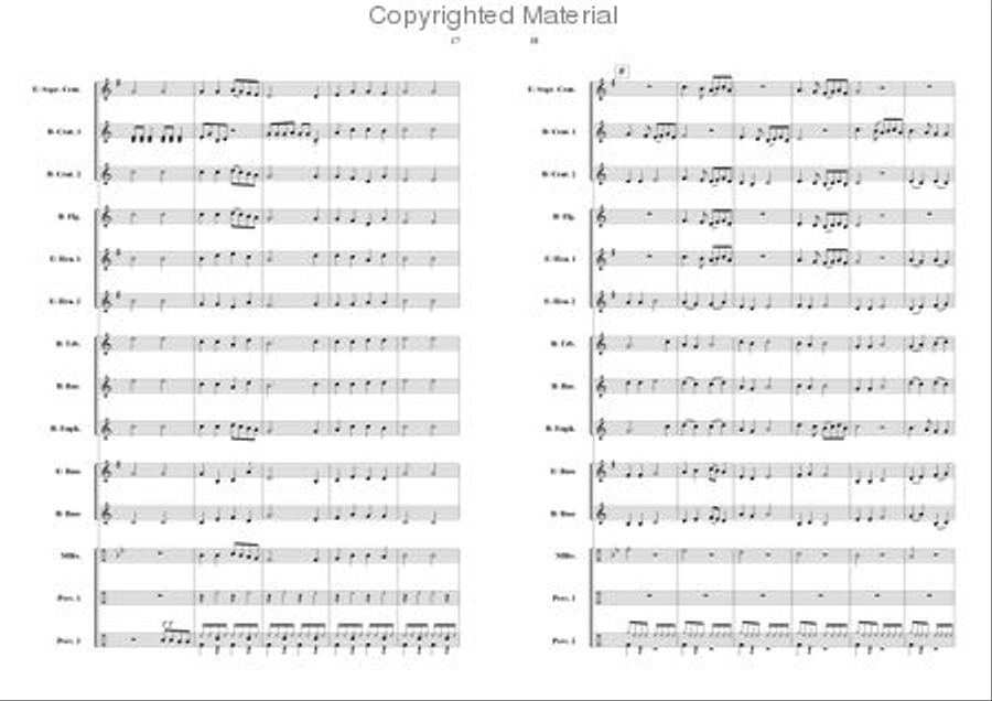 Ding Dong it's Christmas Brass Band scores gallery preview page 9