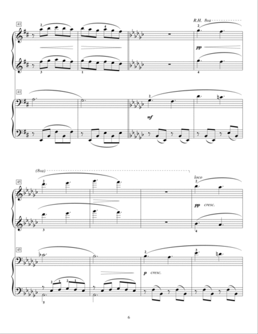 Yearning (Piano Duet) Yearning (Piano Duet) Piano Method scores gallery preview page 6