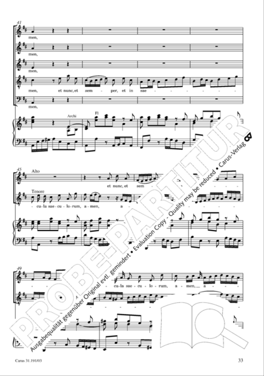 Gloria in excelsis Deo SSATB scores gallery preview page 34