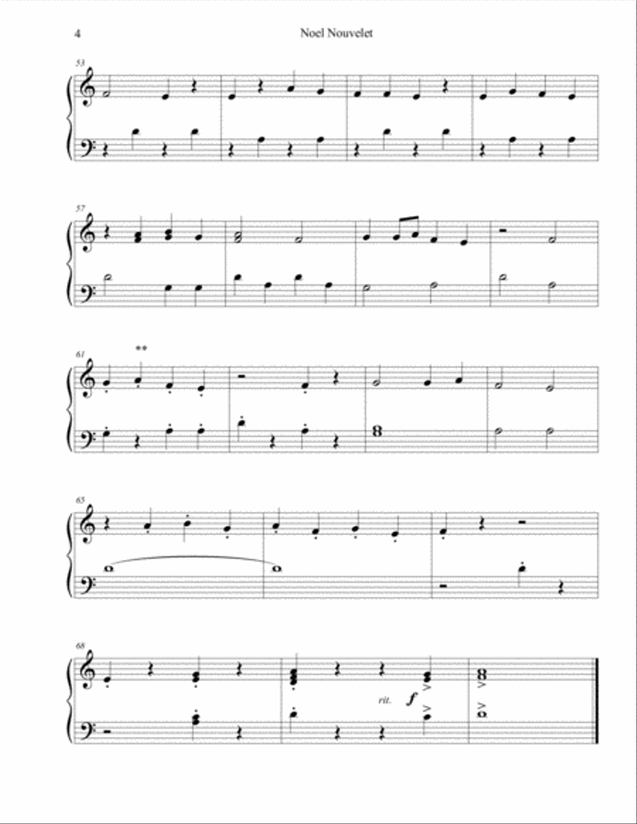 Three in D for Christmas for Easy Piano Easy Piano scores gallery preview page 5