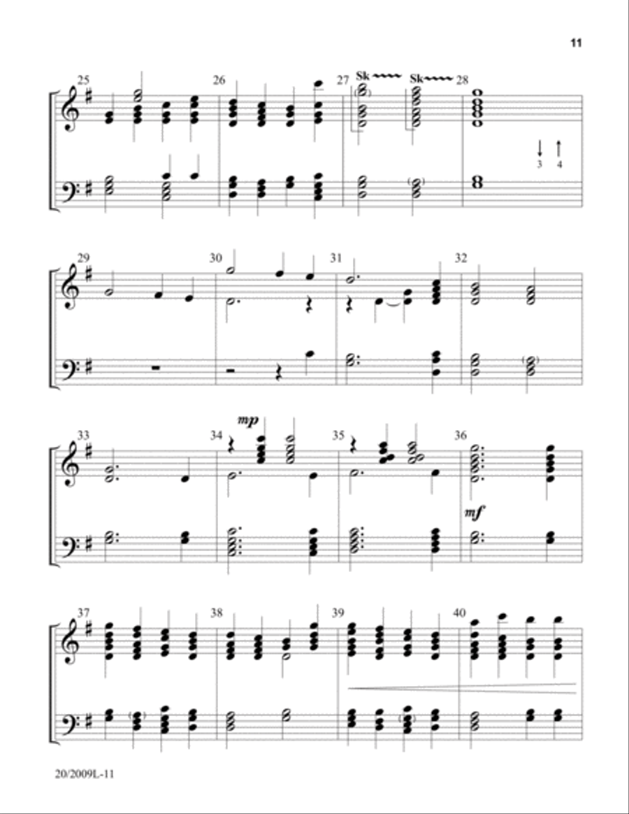 Three Pieces for Christmas 3-Octaves scores gallery preview page 9