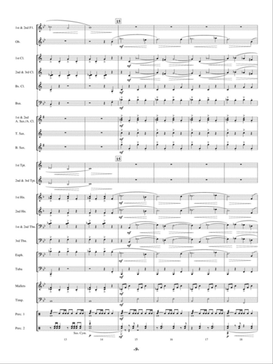The Symphony of Souls The Symphony of Souls Concert Band scores gallery preview page 8
