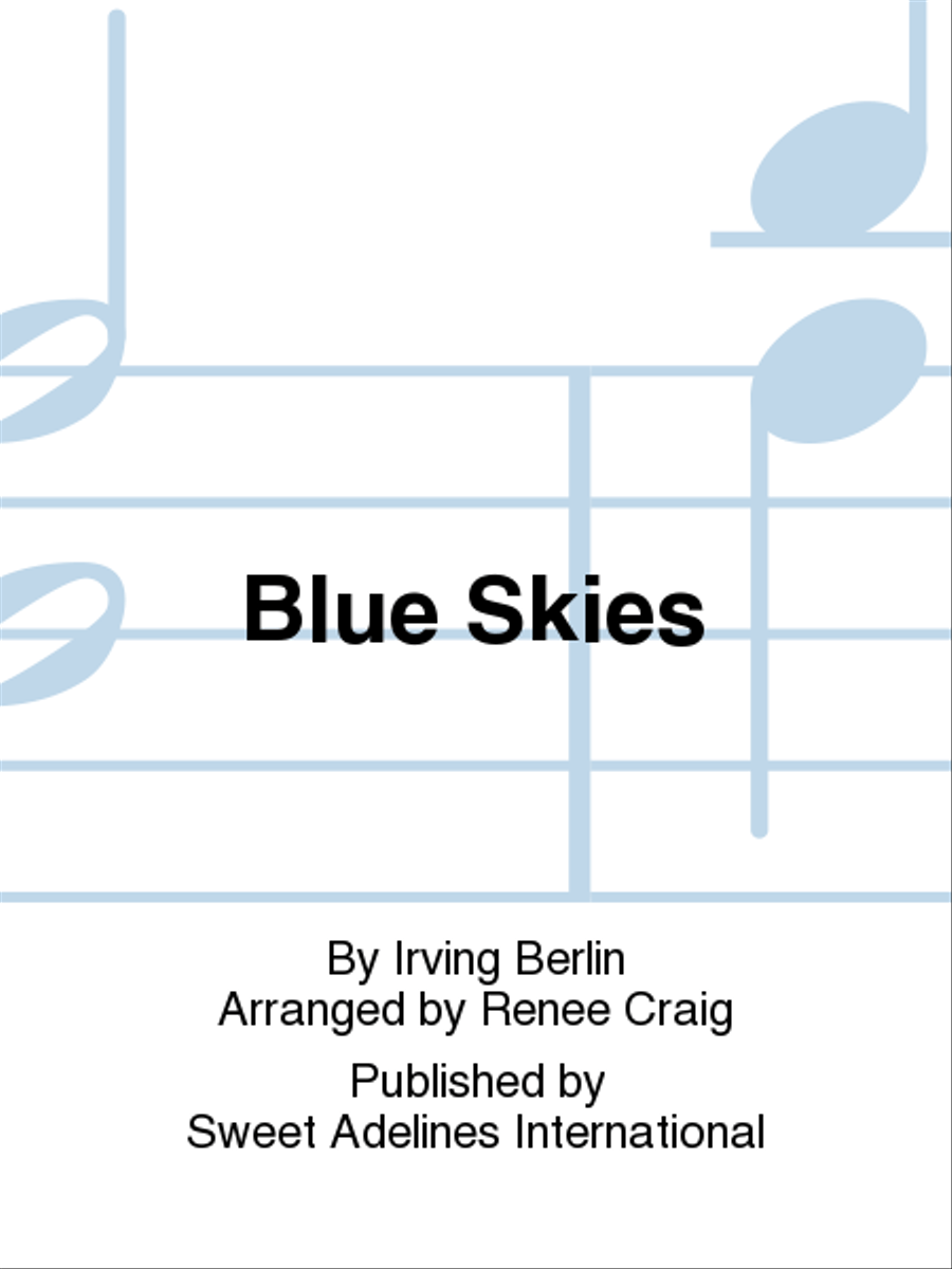 Blue Skies Blue Skies A Cappella scores gallery preview page 1