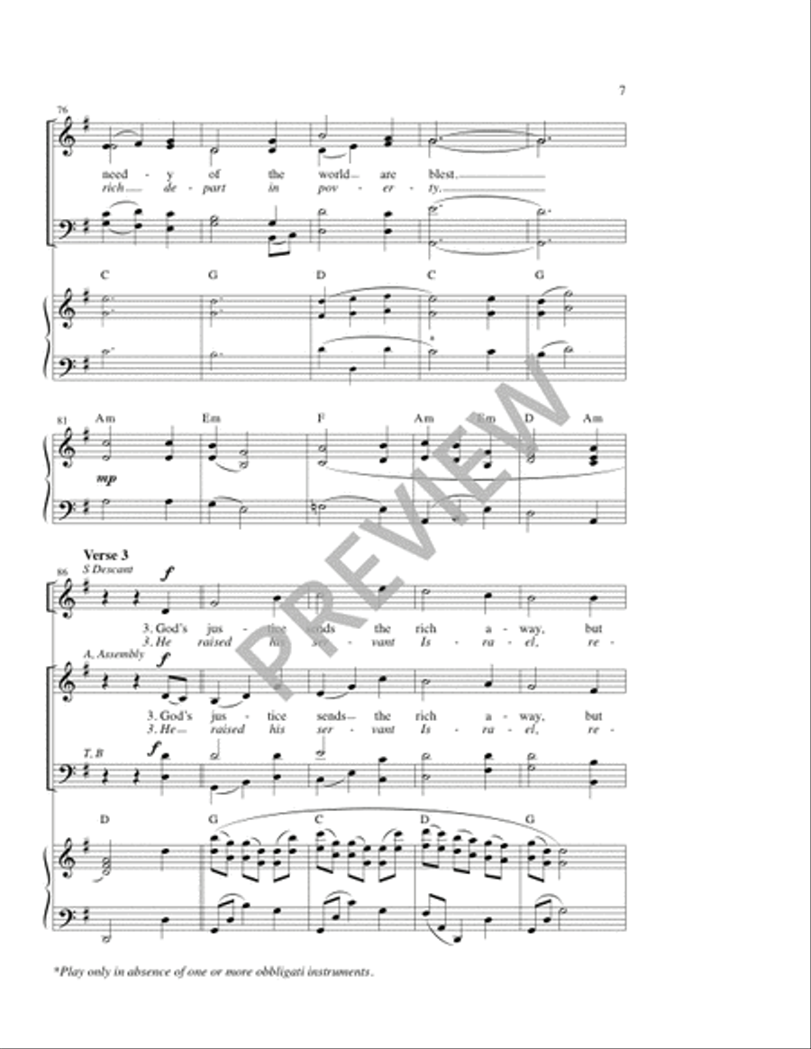 Canticle of Mary Canticle of Mary 4-Part scores gallery preview page 8
