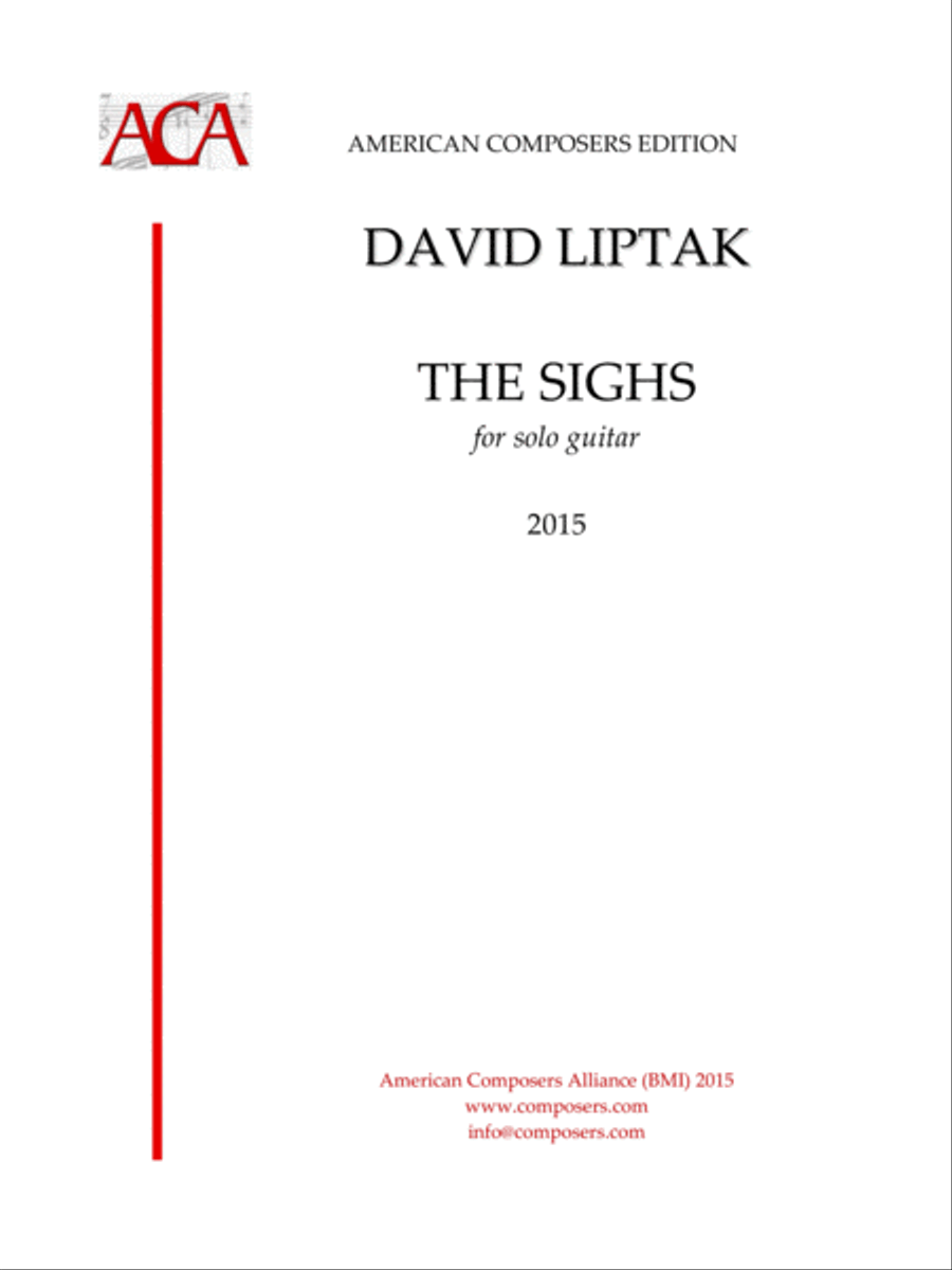 [Liptak] The Sighs Guitar Solo scores gallery preview page 1