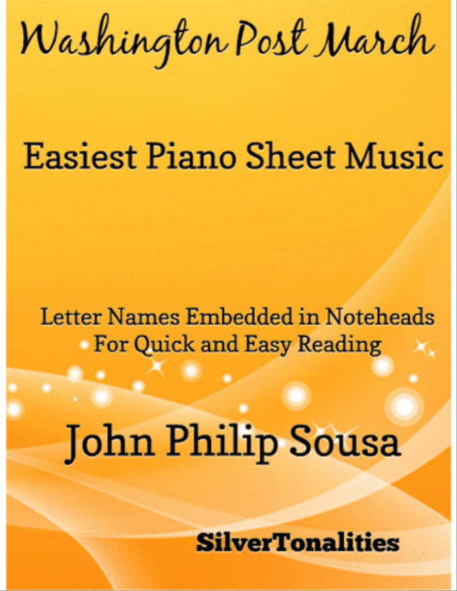 Washington Post March Easy Piano Sheet Music Easy Piano scores gallery preview page 1