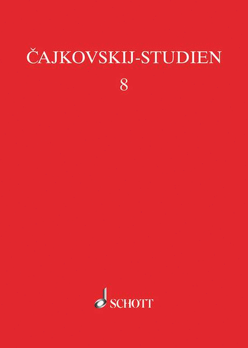 Cajkovskij (tchaikovsky) Studien Bd8