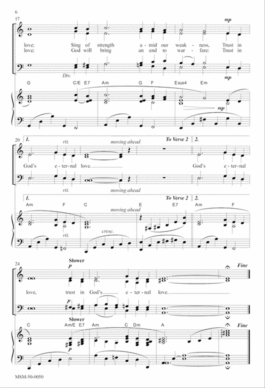 Emmanuel Comes!: An Advent Service of the Word 4-Part scores gallery preview page 5