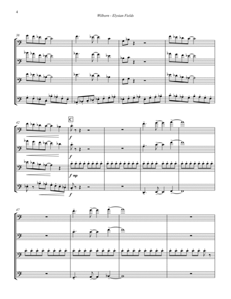 Elysian Fields for Trombone Quartet image number null