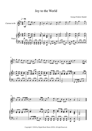 Joy to the World, George Frideric Handel (Clarinet + Piano)