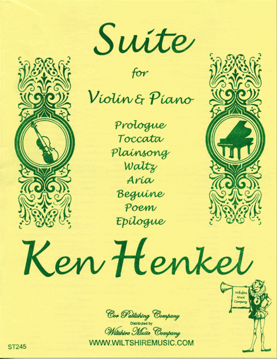 Suite for Violin & Piano Violin Solo scores gallery preview page 1