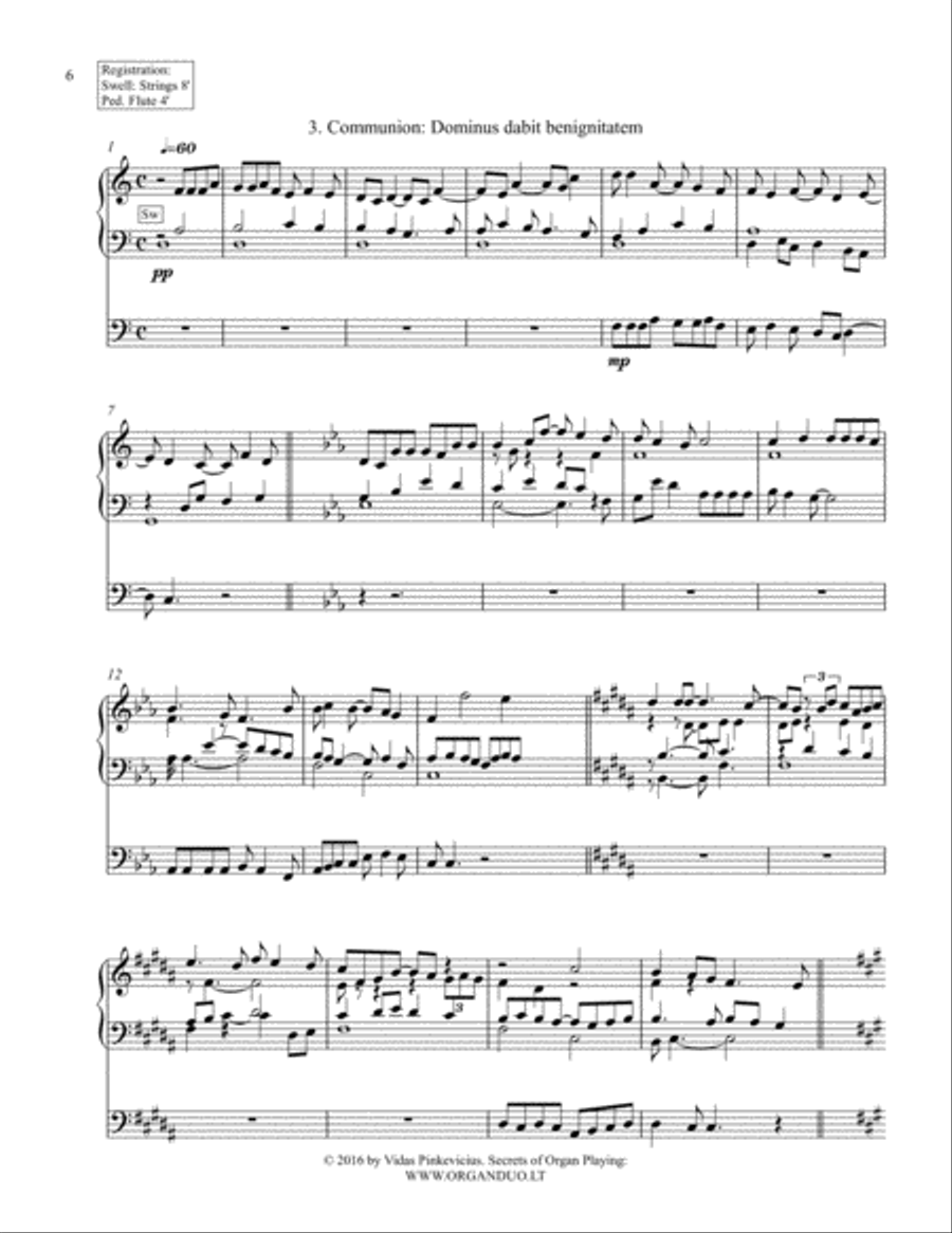 Organ Mass For The 1st Sunday In Advent, Op. 37 Organ Solo scores gallery preview page 6