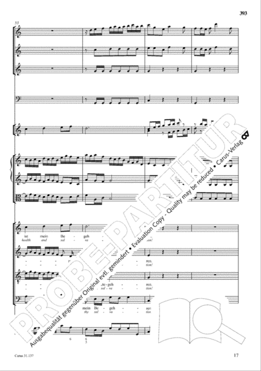 The Complete Sacred Vocal Works (Das geistliche Vokalwerk) Voice scores gallery preview page 394