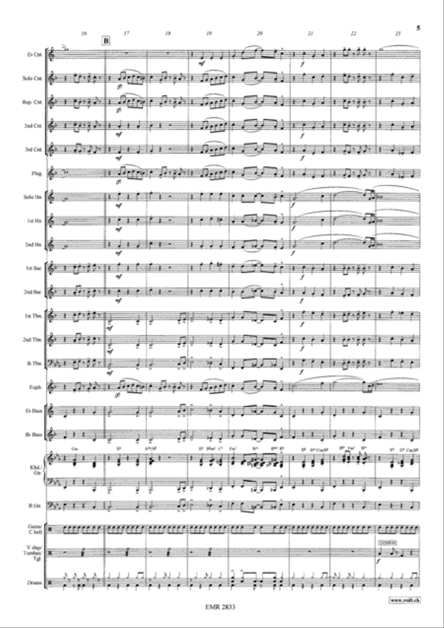 Peanut Time Brass Band scores gallery preview page 6