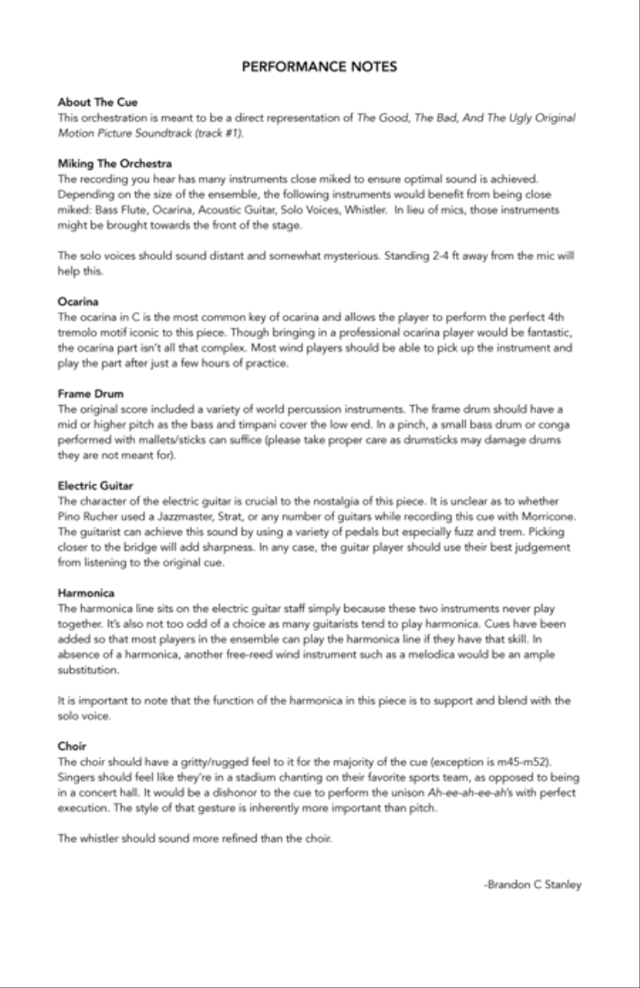 The Good, The Bad And The Ugly (main Title) Full Orchestra scores gallery preview page 4