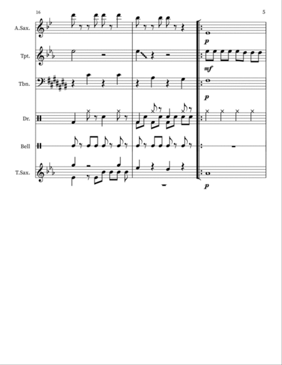 Rude Small Ensemble scores gallery preview page 5