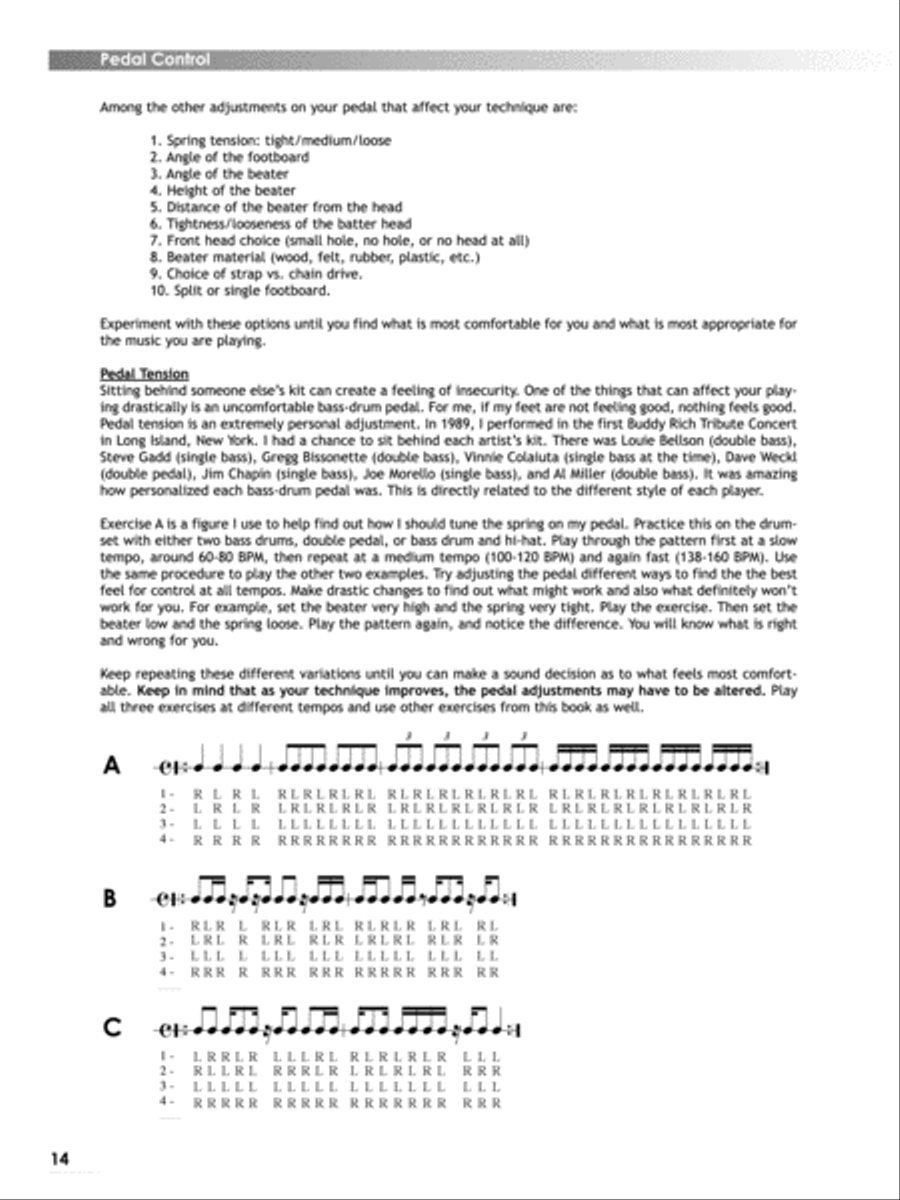 Pedal Control Percussion scores gallery preview page 4