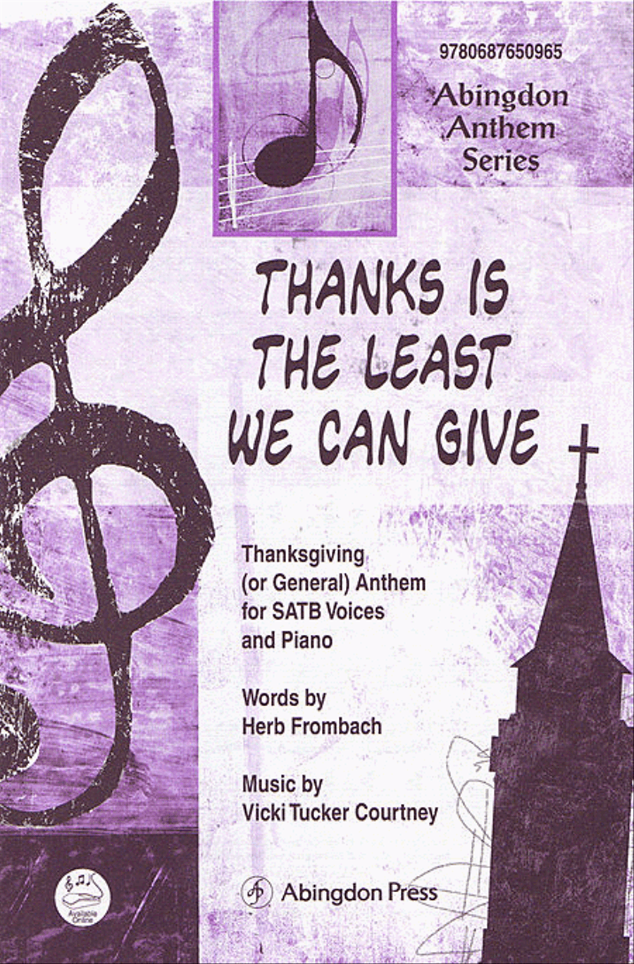 Thanks Is The Least We Can Give 4-Part scores gallery preview page 1