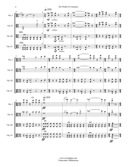 Music for Multiple Violas or Viola Quartet: Book 3